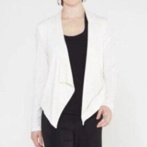 CODE VITESSE Ivory Slim Cardigan Jacket Small NWT